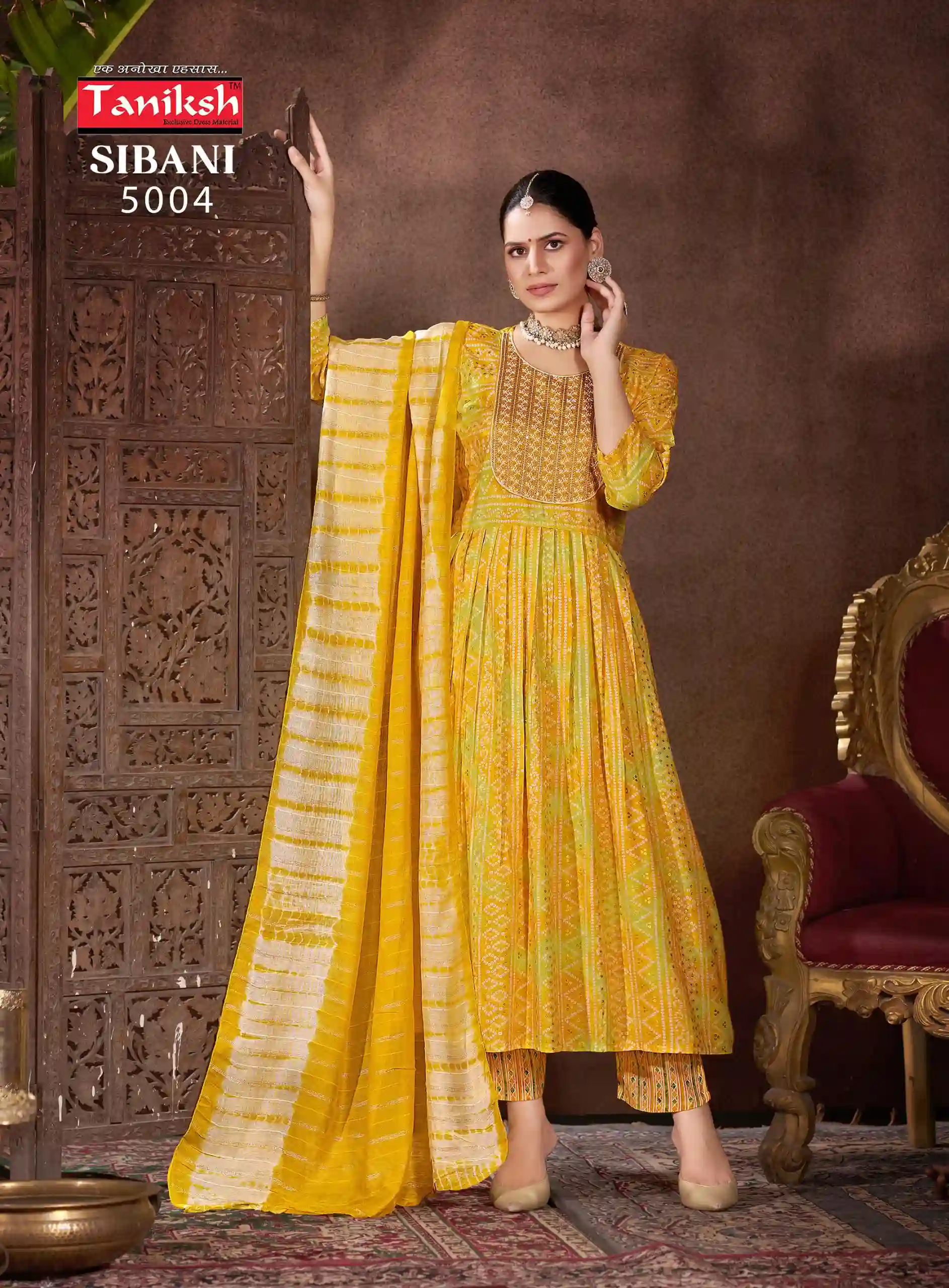 Taniksh Sibani Vol 5 Rayon Print Wholesale Readymade Salwar Suit Catalog — Wholesale Readymade Suit, MPA wholesale from Surat - Gallery Image 4